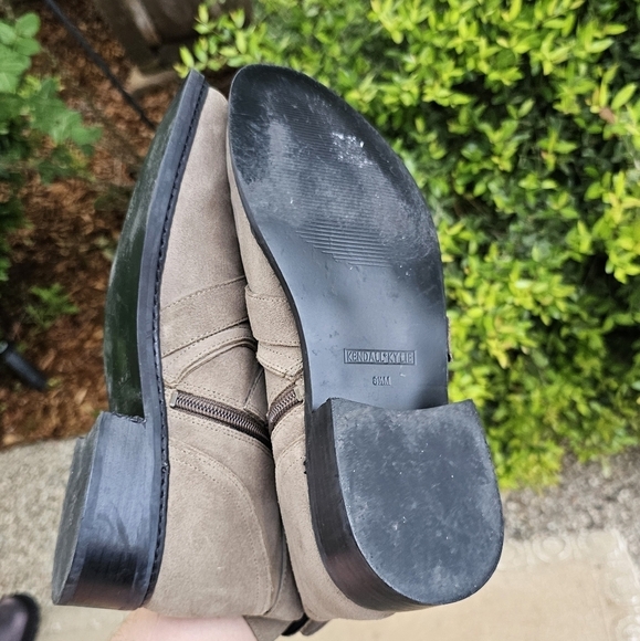 Nwot Kendall+Kylie Nori Suede Buckle Strap Moto Ankle Boot Tan Women's boots8,5M - Picture 9 of 16